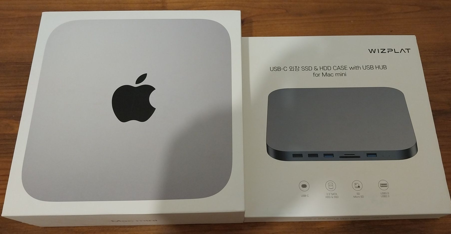 Mac mini M1 + 27" 4K Monitor + USB Hub(1TB SATA) + Keyboard and Mouse