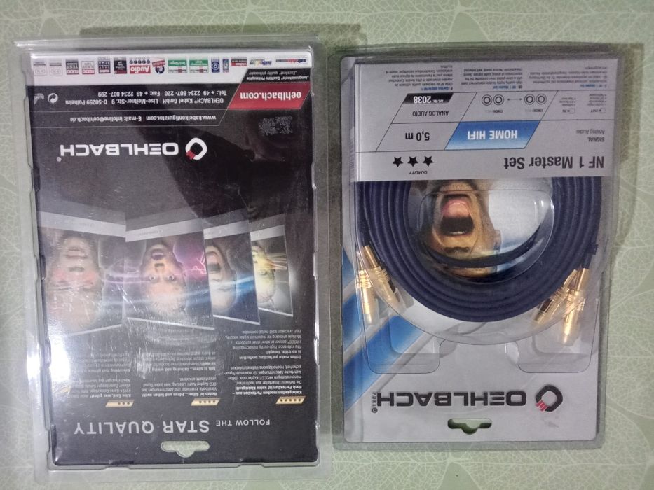 Cabluri RCA oehlbach 5m.NOU.