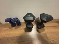 Дъмбел hex 5 кг - 2 бр ,Гири 2 кг- 2 бр