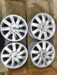 Jante aluminiu 16" 5x110 originale Renault+ cauciucuri vară