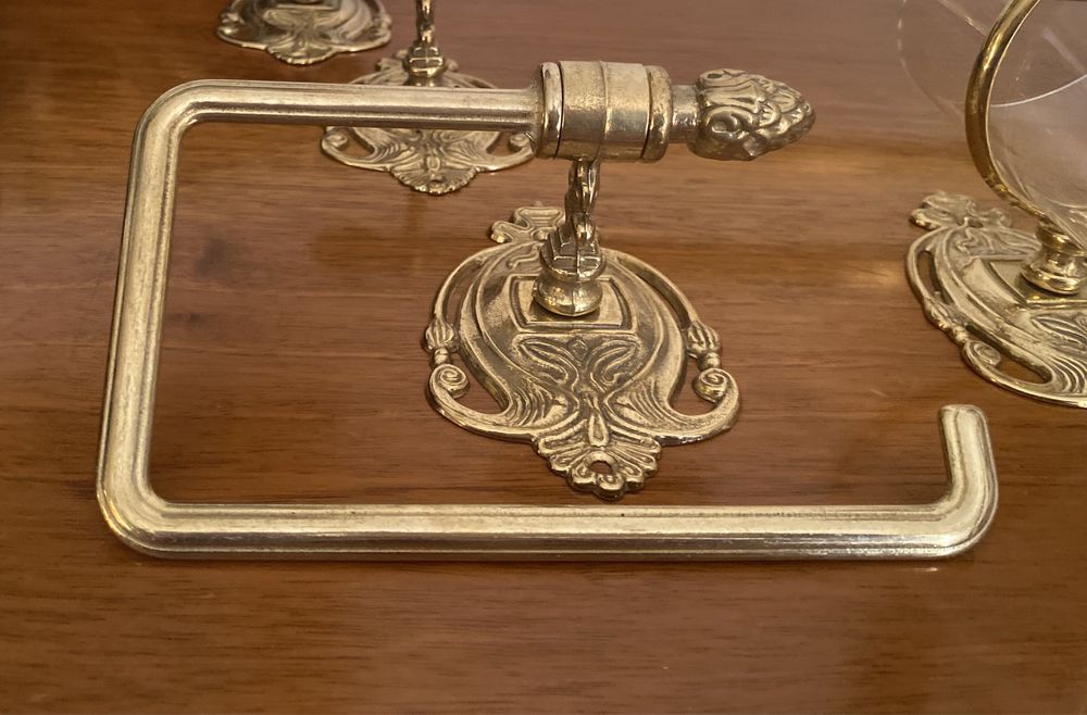 Set Baroc de bronz de baie