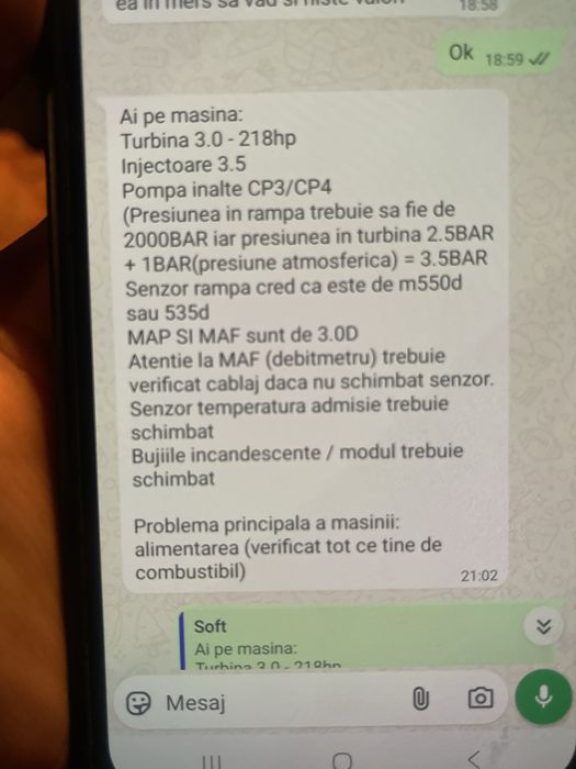 Bmw e60 2.0d + soft fac schimb si cu audi a6c6