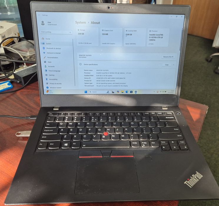 Laptop Lenovo L14 Gen 1 - i5 gen 10