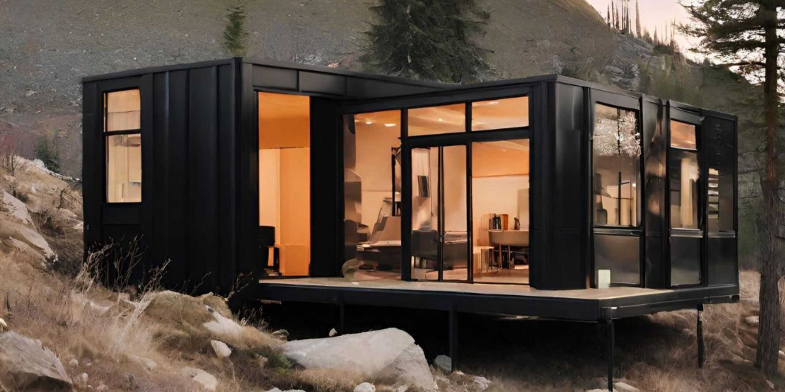 Vand case modulare, cabane tip A, containere locuibile