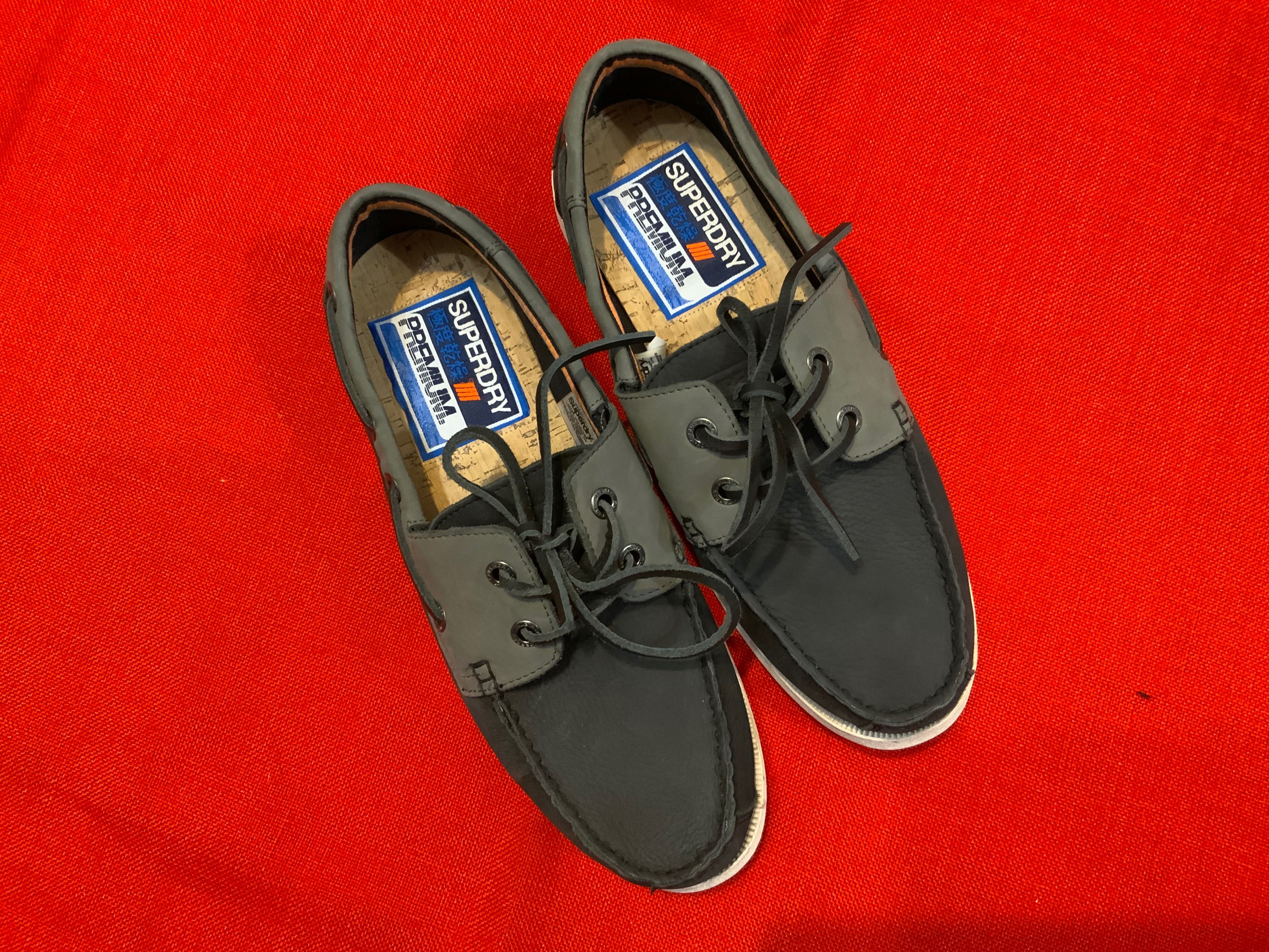 Superdry-оригинални мокасини 43-43,5 размер