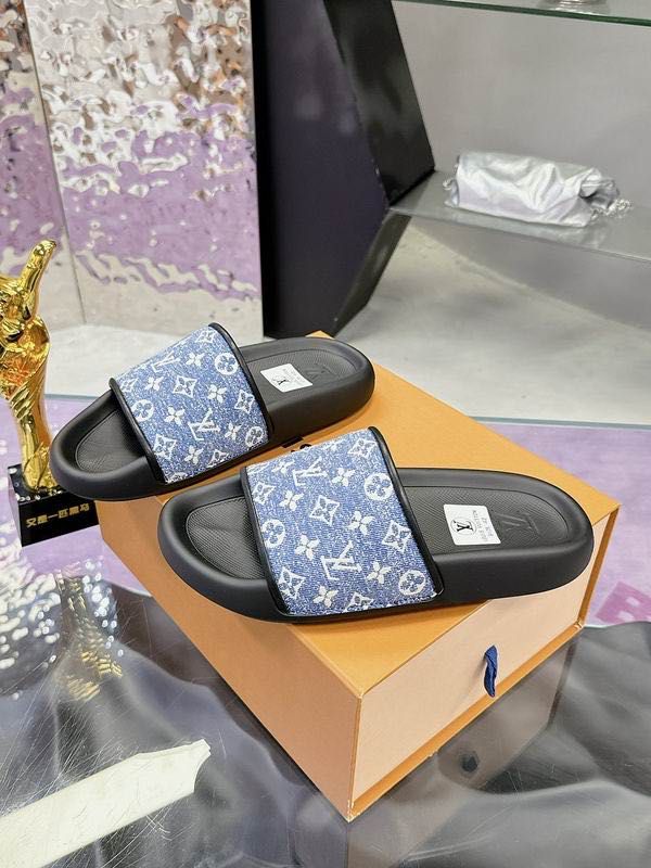 Slapi LOUIS VUITTON, Calitate Premium, Icarus brands