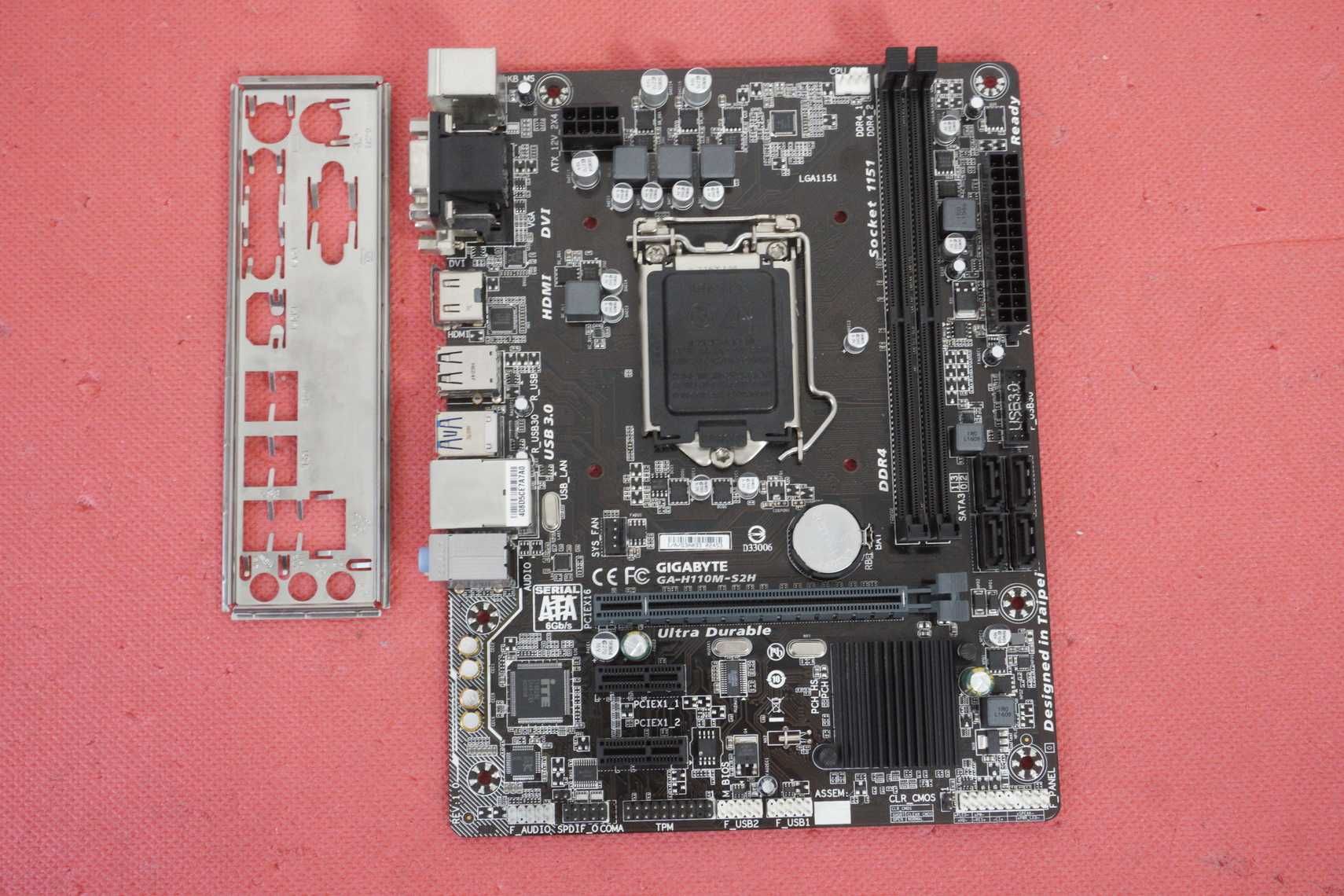 [LGA 1151 v1] Дънна платка Gigabyte GB-H110M-S2H mATX Intel 6/7th gen