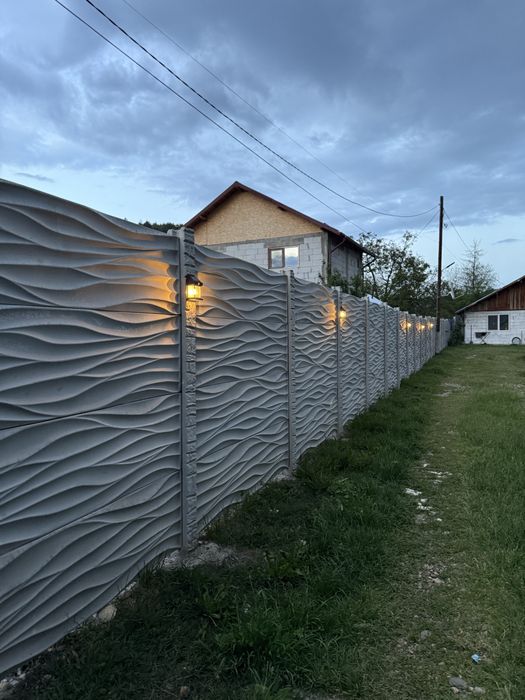 Gard placi beton