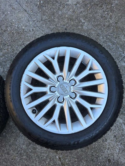 Джанти с гуми 16" 5x112 Audi A3 Dunlop Winter Sport 5 205/55/16