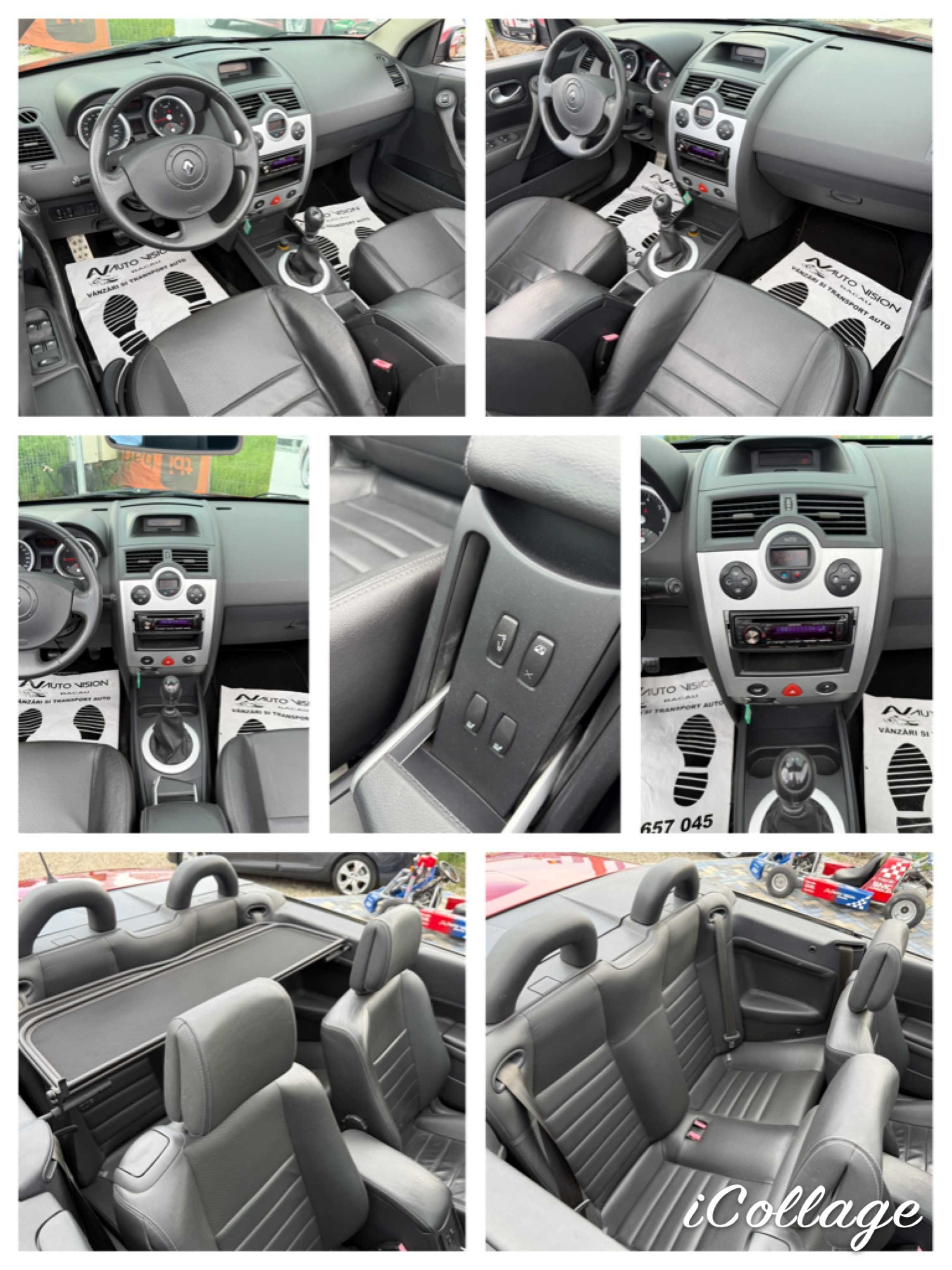 *RATE*Renault Megane Cabrio 2.0 Benzina 135CP 2005 piele Germania TOP!