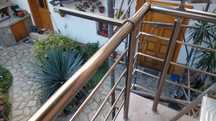 Inox иноксов простор за дрехи.алуминиев парапет prostor.balkon.балкон.