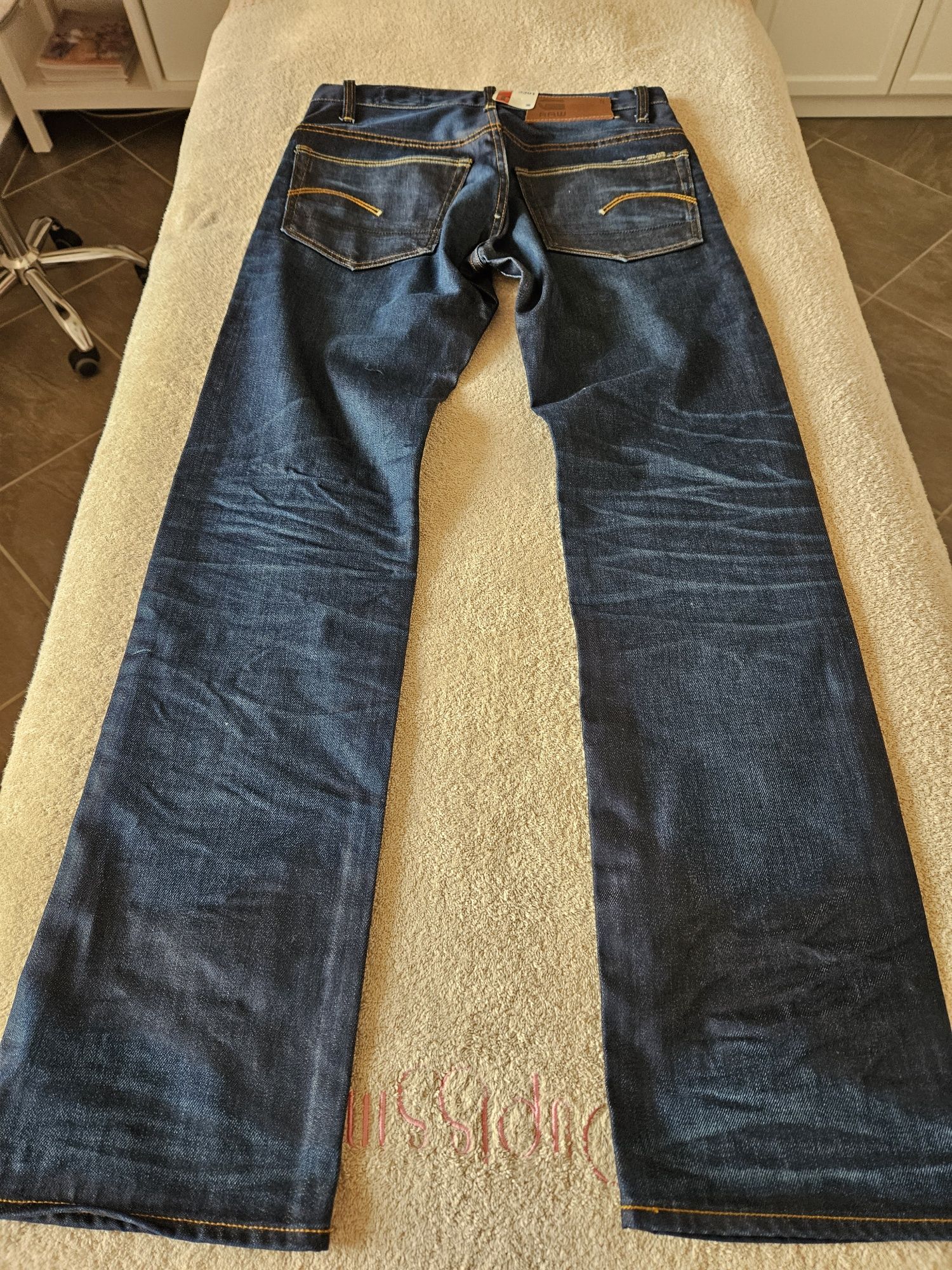 Дънки G-STAR RAW 3301 Straight Fit  Нови,  Оригиналнои