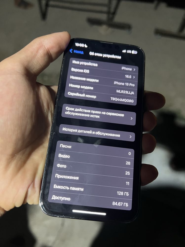 iphone 13 pro LLA 128gb