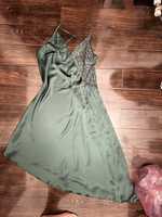 Шелковый пинюар, ночное платье для сна размер L Турция новый