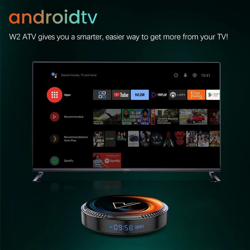 Vontar W2 Box Android 11 Configurat tv,filme,seriale, iptv