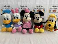 DISNEY lot 5 jucării din pluș Pluto Daisy Mickey Minnie Pluto 25 cm