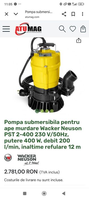 Pompă submersibila