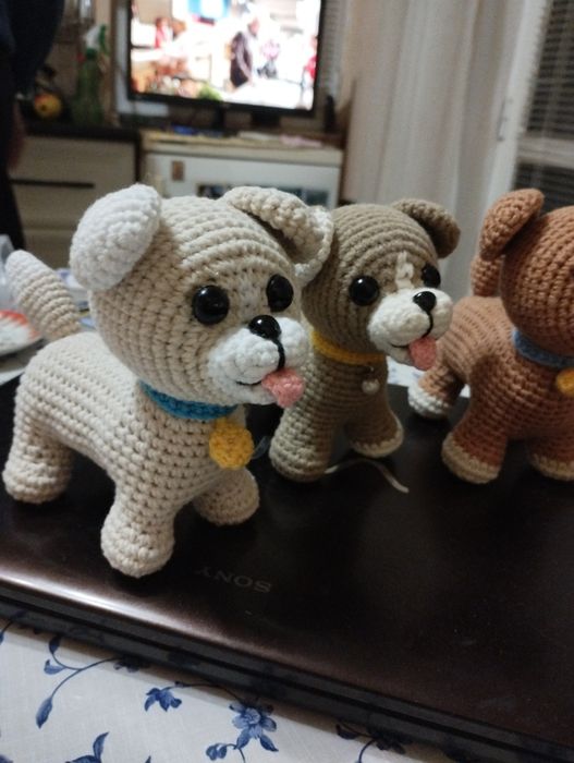 Ръчно плетено куче