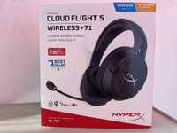 Casti Gaming Wireless HyperX Cloud Flight S 7.1 Surround Incarcare Qi