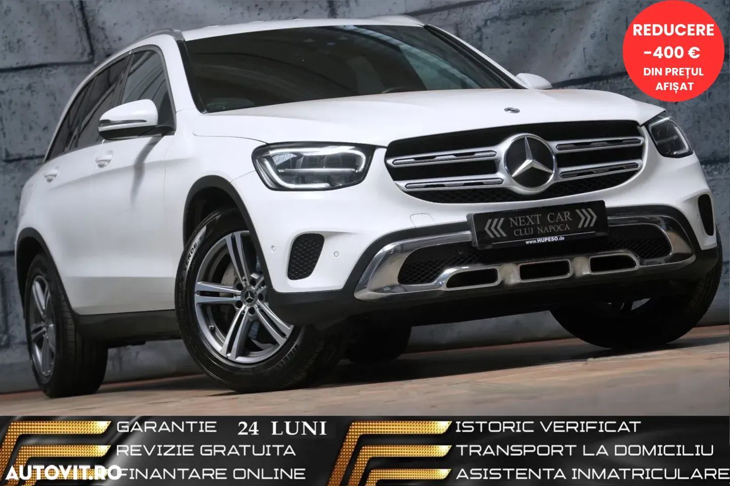 Mercedes-Benz GLC GARANTIE 24 LUNI*4 Matic*Automata*197Cp*Distronic*Line+Side Assist*