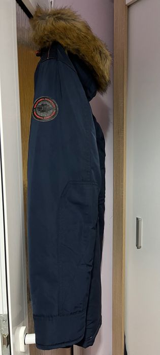 Зимна мъжка парка Tom Tailor Navy Blue, размер L