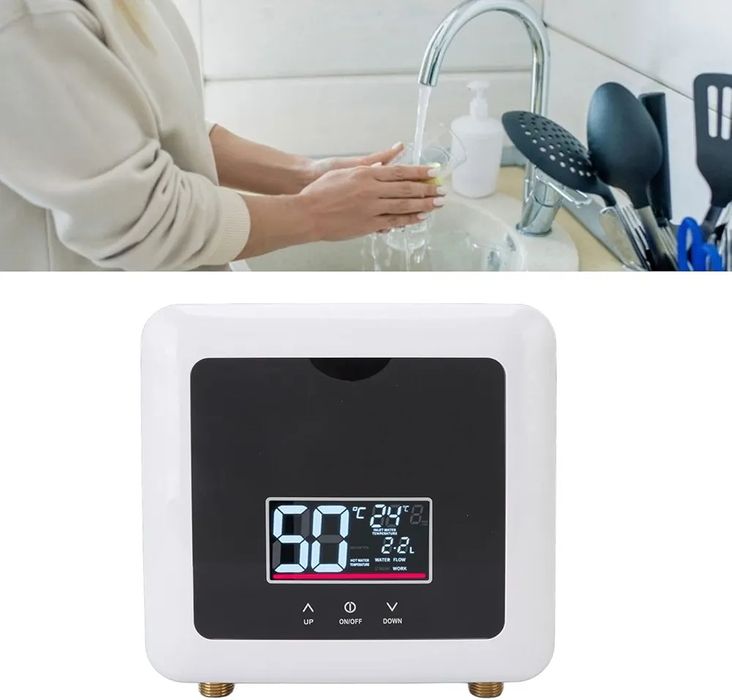 Мощен 7,5KW бойлер с дисплей и дистанционно управление.