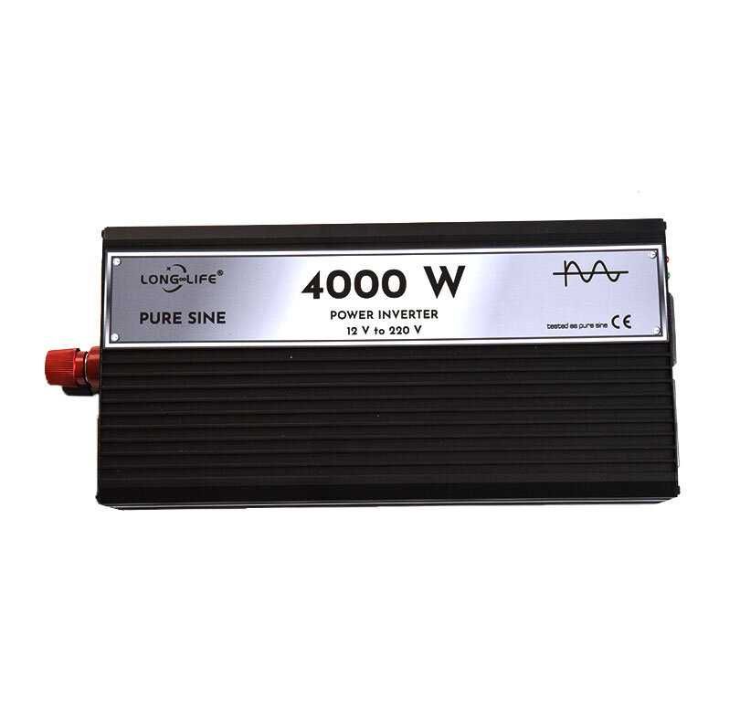 Invertor 12v/24v 4000w Auto/Rulota/Fotovoltaice Sinus Pur LongLife