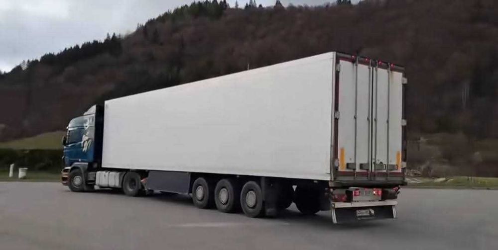 ansamblu SCANIA, euro 5, 2006 si semiremorca frigo Smith, 2005