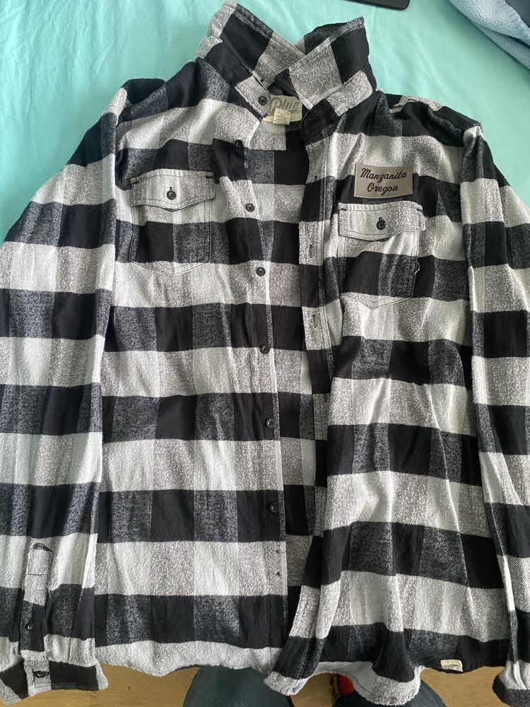 oversized карирана риза