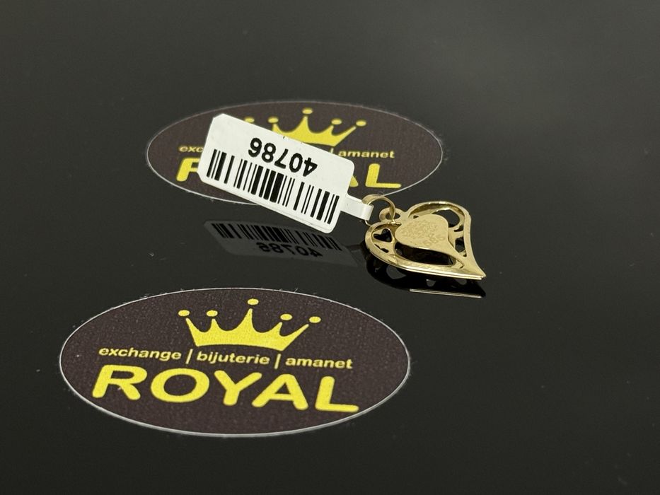 Bijuteria ROYAL : Pandantiv AUR NOU 14K / 0.77 GR