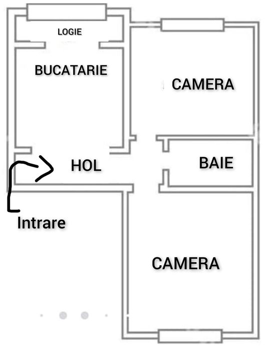 Apartament de vânzare 2 camere  Valea Aurie Sibiu