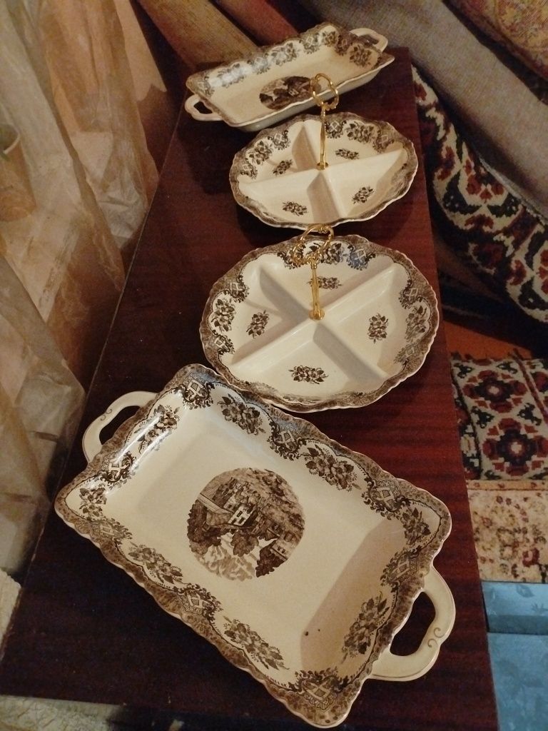 Посуда. Блюда и менажницы из коллекции старая Англия.