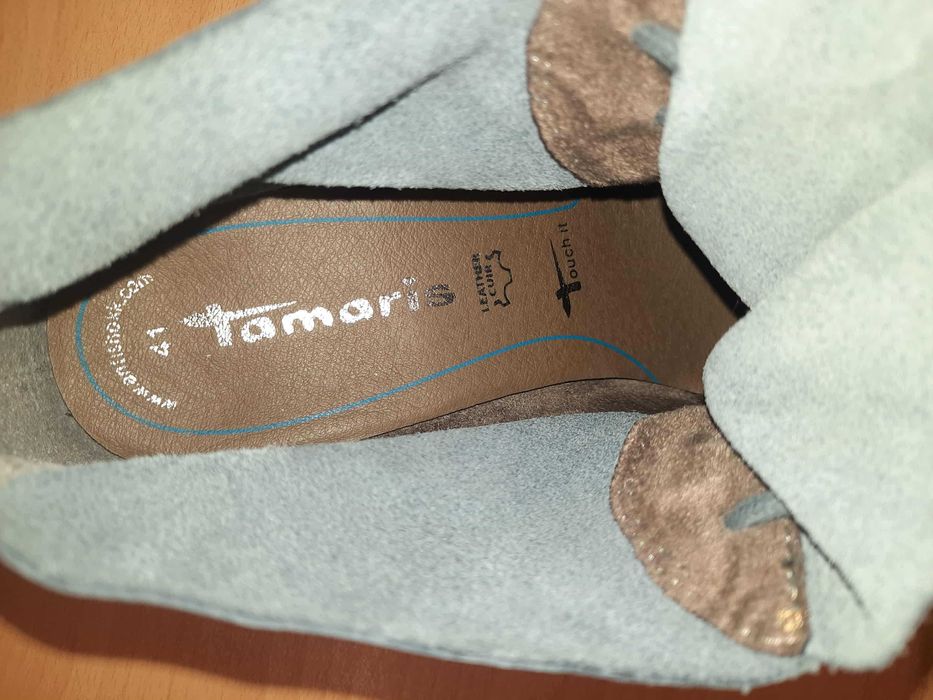 Tamaris, прекрасни боти от естествена кожа