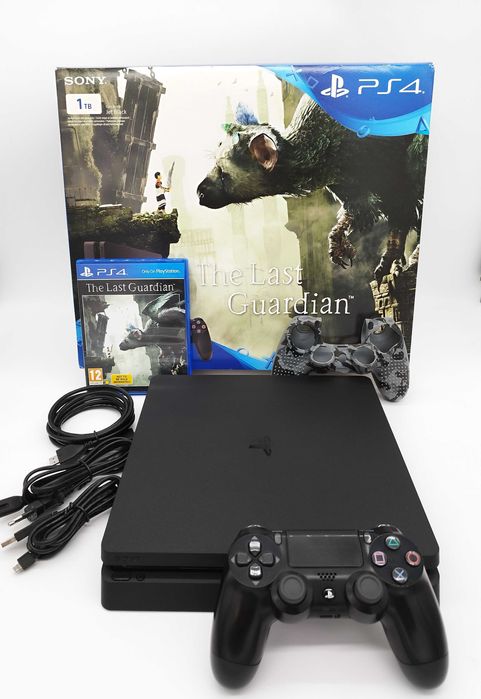[ps4] Пълен Комплект PlayStation 4 Slim 1 ТБ / като НОВ