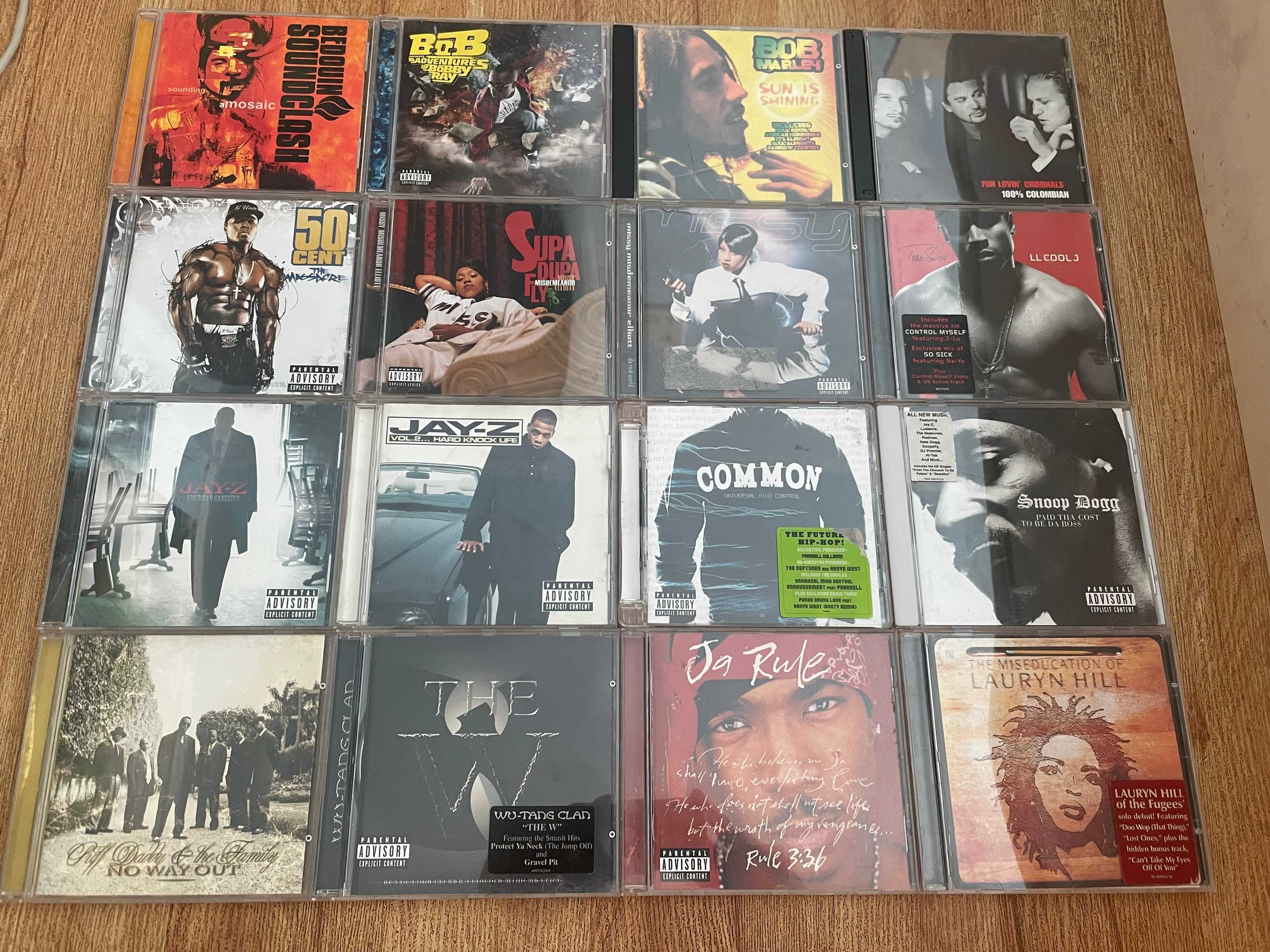 Colectie cd-uri HIP HOP / RAP / RNB : 2PAC Wu Tang 50 cent Eminem NWA