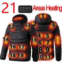 Jachetă încălzită cu 21 de zone - mufă usb