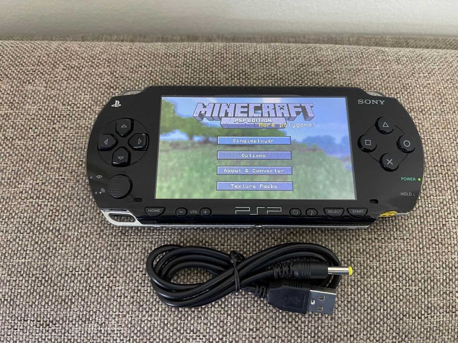 Playstation PSP Sony modat cu 190 jocuri pe card NFS,GTA,Minecraft,etc