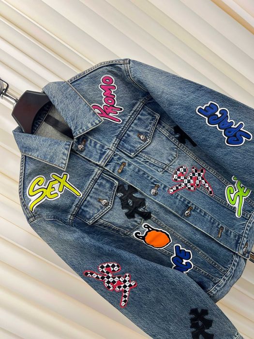 Geaca de blugi Chrome Hearts Premium