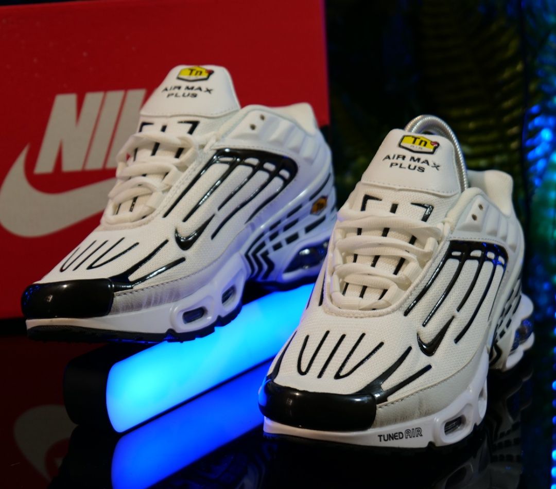 Nike Air Max TN3 Plus – мъжки маратонки Бяло и черно