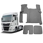 Кожени стелки Gurtec за камион МАН ТГХ, Автомат, Сиви