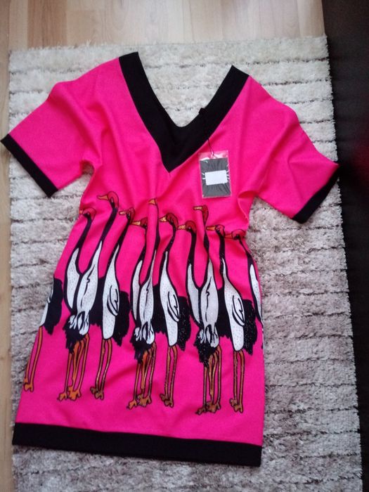 Лятна рокля на фламинго