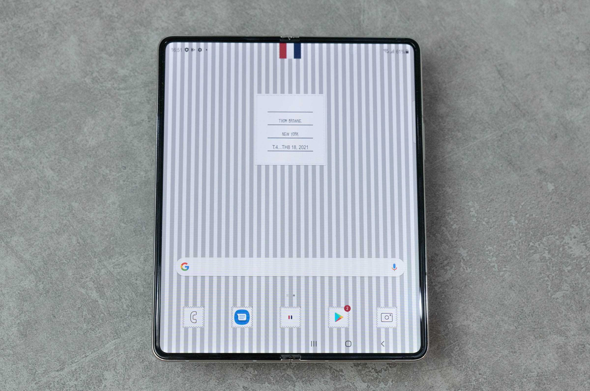 Samsung Galaxy Z Fold 3 Thom Browne edition