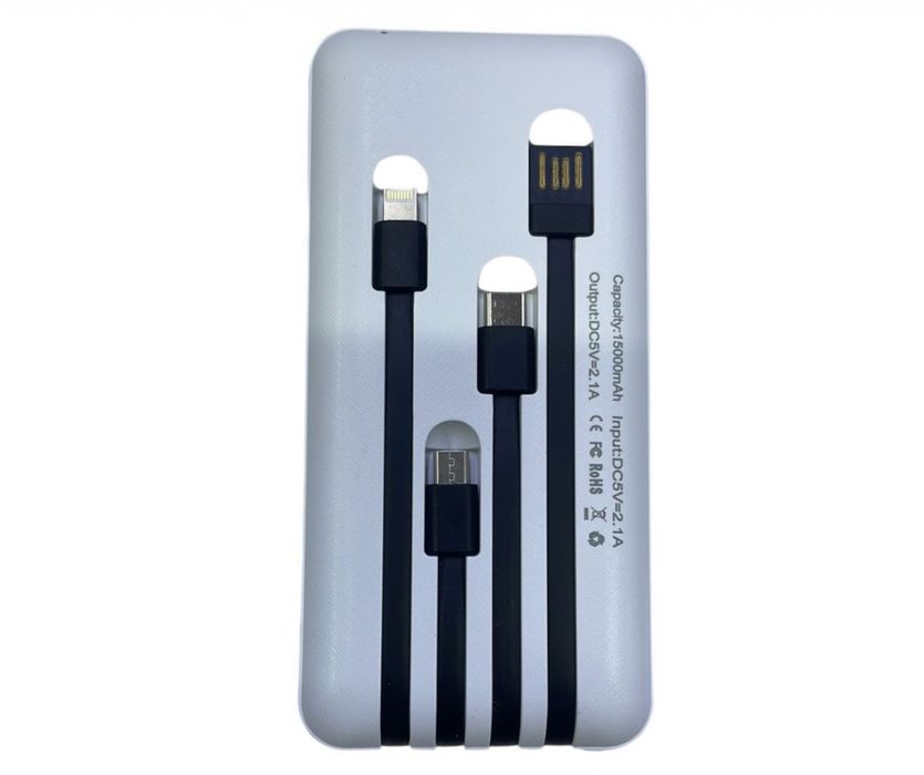 Преносима батерия Power bank с вграден соларен панел,10000 mAh