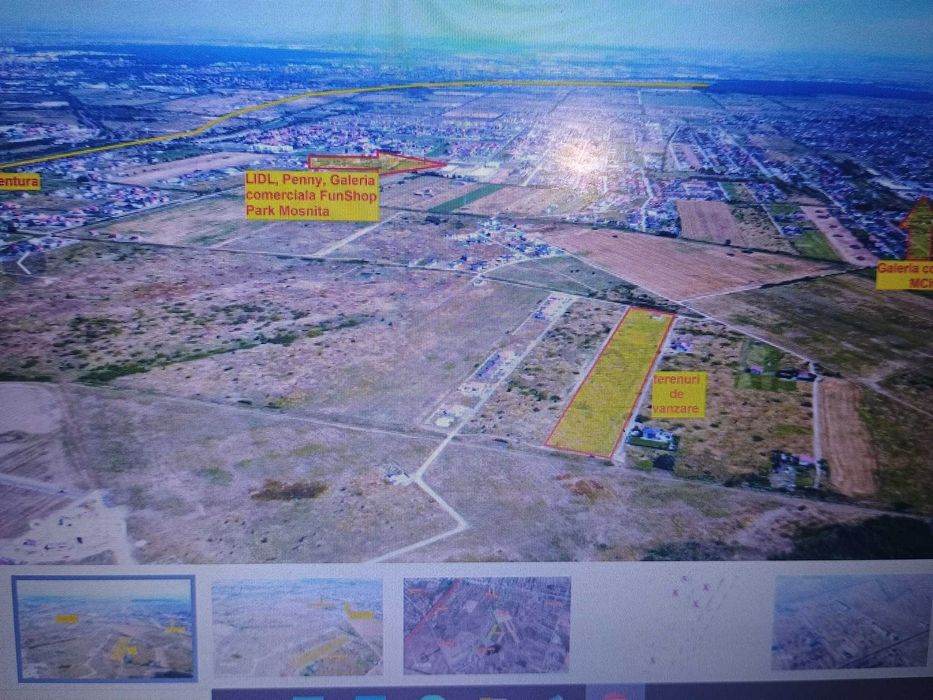 Proprietar vand 2 parcele alaturate fiecare de 780 mp2 in Mosnita Noua