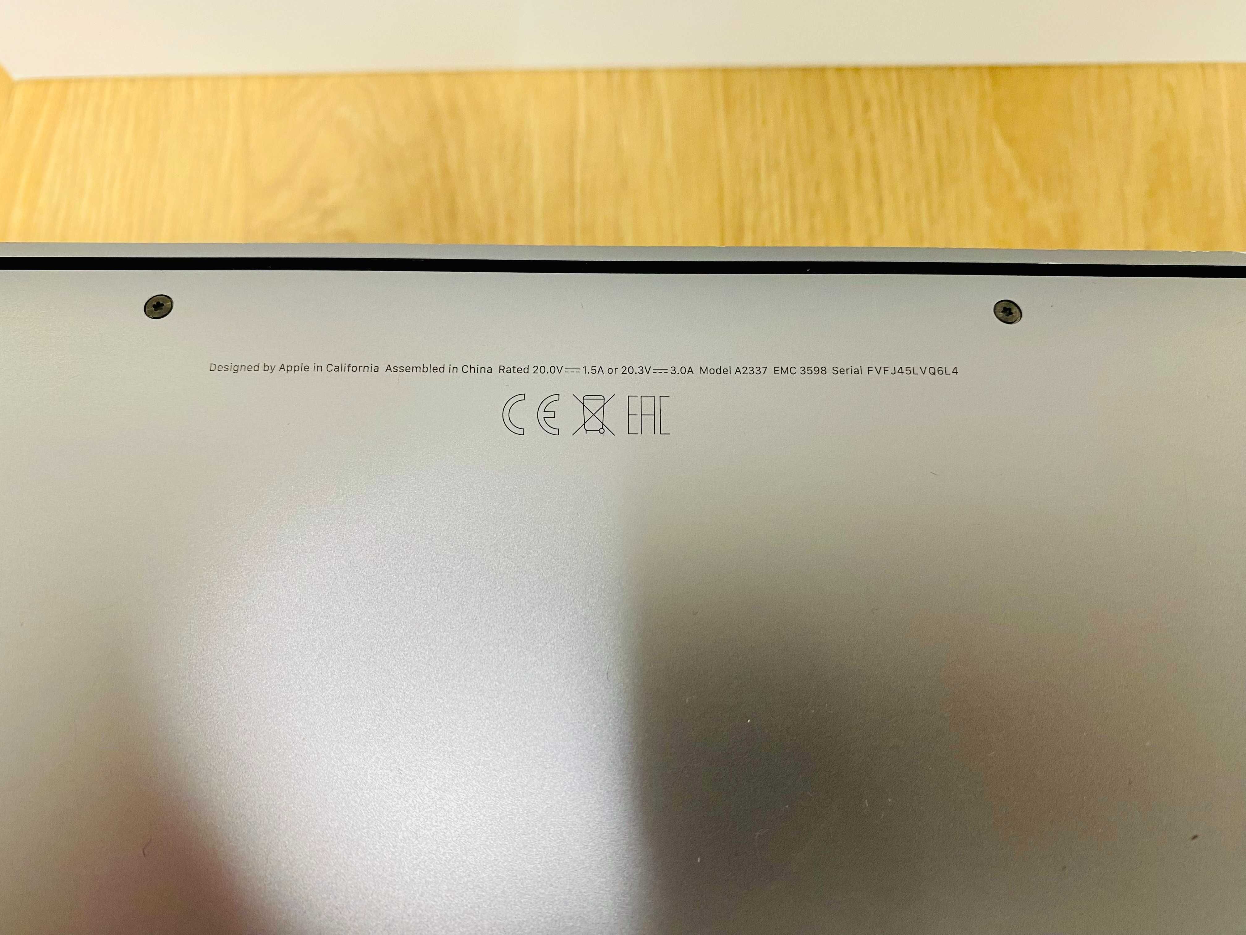Apple MacBook Air 13, 13.3", M1, 256GB, 8GB, Space Gray, 94%