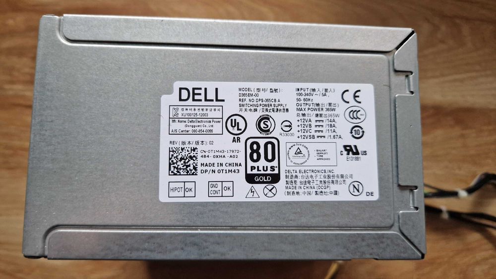 Vand PSU/Sursa Originala Dell model D365EM-00 !! Ca Noua !! la 100lei