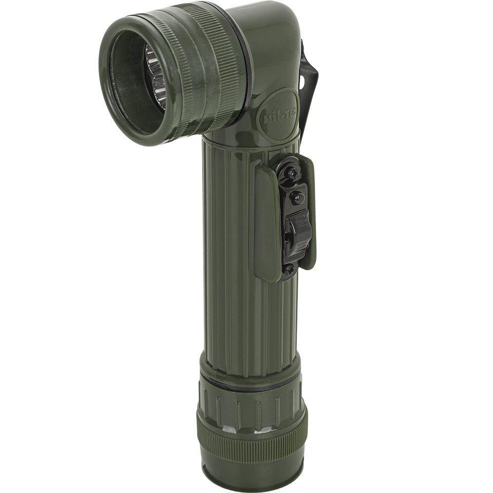 Airsoft Lanterna Tactica Anglehead LED Medie Olive Drab Mil-Tec