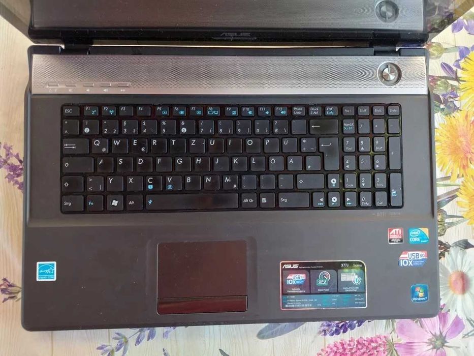 Vand dezmembrez Asus N71J carcasa palmrest LVDS Radiator Ventilator