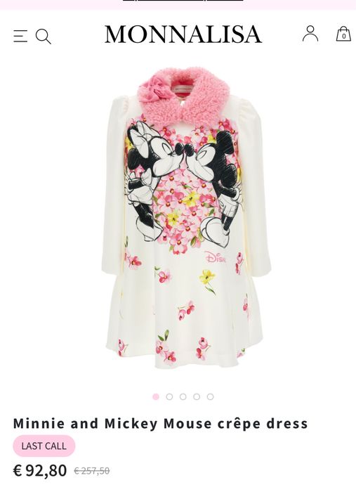 Monnalisa Minnie Mouse 6 г нова