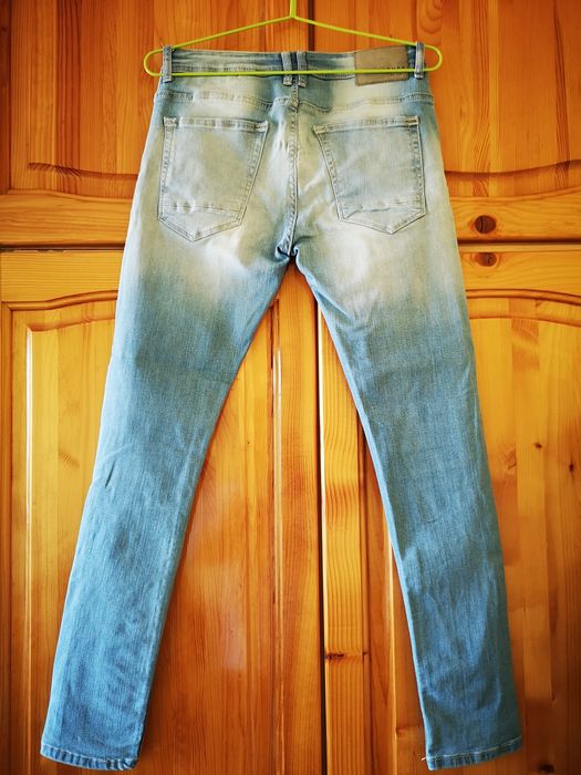 Мъжки светло сини дънки | Light wash